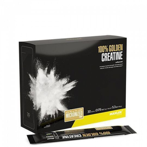 100% Golden Creatine (Креатин) 30 sticks x 5гр (150 гр) (Maxler) фото 2