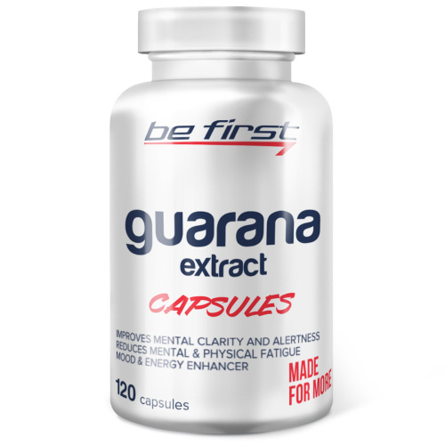 Предтренировочный комплекс Be First Guarana Extract Capsules (120 шт.) Cрок 04/03/21