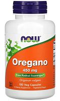 Oregano 450 мг (Душица обыкновенная) 100 вег капсул (Now Foods)