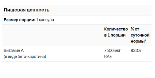 Beta Carotene (Срок 05/2025) Vitamin A 25000 IU (Витамин А 7500 мкг) 100 мягких капсул (Swanson) фото 2