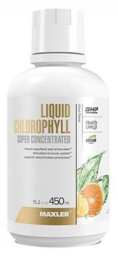 Liquid Chlorophyll Super Concentrated (450 мл) (Maxler)