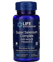 Super Selenium Complex СРОК 08/2025 200 mcg & Vitamin E (Cелен и Вит. Е) 100 капсул (Life Extension)