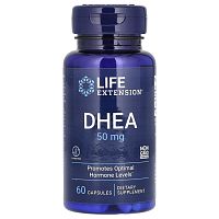 DHEA 50 мг 60 капсул (Life Extension).