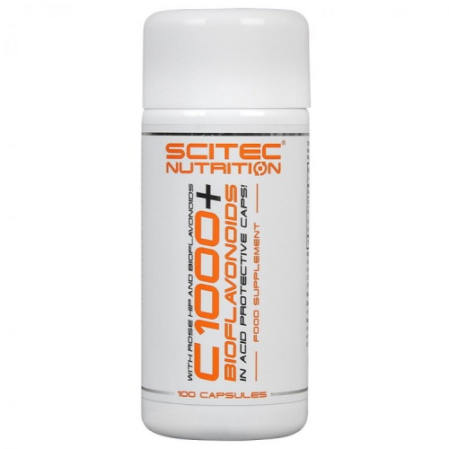 C 1000 + Bioflavonoid 100 капсул (Scitec Nutrition) C 1000 + Bioflavonoid 100 капсул (Scitec Nutrition)
