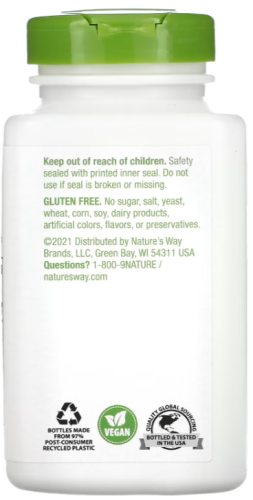 Dandelion Root 1575 мг (Корень Одуванчика) 180 веган капсул (Nature's Way) фото 5