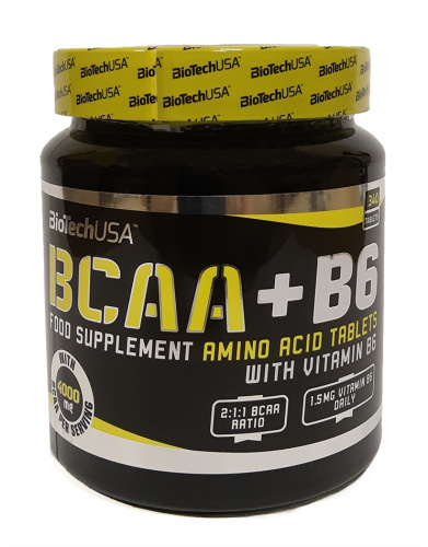 BCAA + B6 340 таблеток (BioTech)