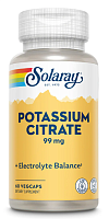 Potassium Citrate 99 mg (Калий Цитрат 99 мг) 60 вег капсул (Solaray)