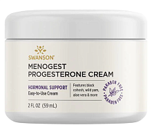 Menogest Progesterone Cream (Крем с прогестероном Menogest) 59 мл (Swanson)