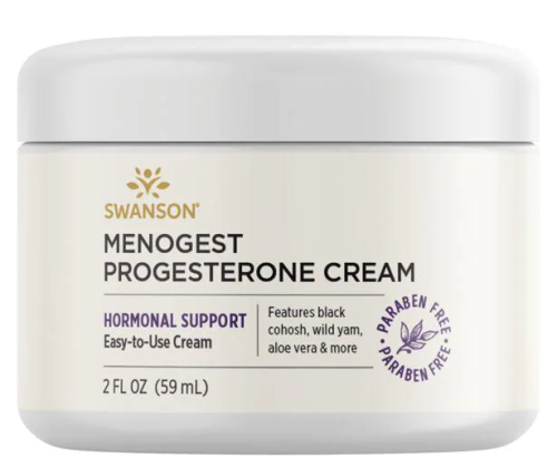 Menogest Progesterone Cream (Крем с прогестероном Menogest) 59 мл (Swanson)