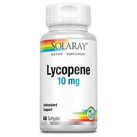 Lycopene 10 мг (Ликопин) 60 мягких капсул (Solaray)