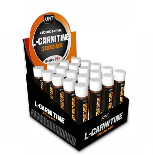 L-Carnitine 3000 mg (Л-Карнитин 3000 мг) 20 ампул по 25 мл (QNT)