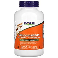 Glucomannan Pure Powder 227 г (Now Foods)
