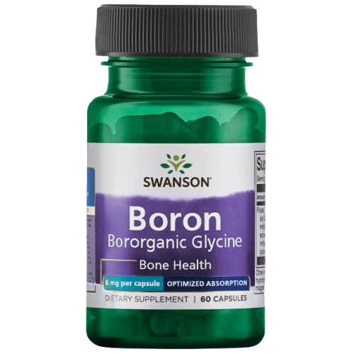 Boron Boroganic Glycine 6 mg (Бор из Альбиона Борогановый Глицин 6 мг) 60 капсул (Swanson)