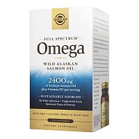 Wild Alaskan Full Spectrum Omega 120 мягких капсул (Solgar)
