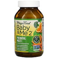 Baby & Me 2  (Пренатальные витамины) 120 таблеток (MegaFood)