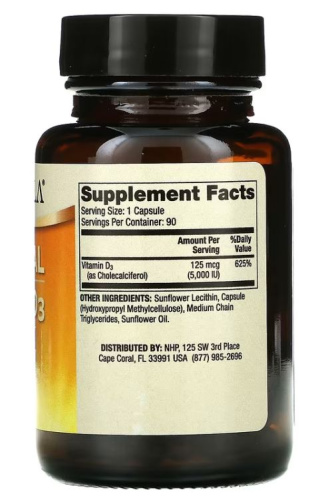 Liposomal Vitamin D3 (Липосомальный витамин D3) 5000 МЕ 90 капсул (Dr. Mercola)  фото 3