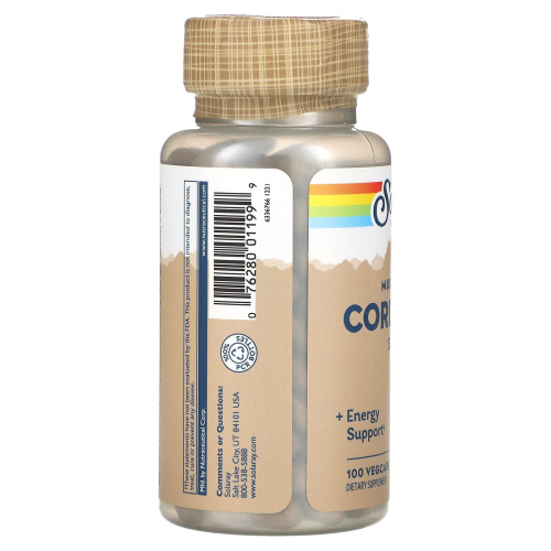Cordyceps 520 mg (Органический гриб Кордицепс 520 мг) 100 вег капсул (Solaray) фото 4