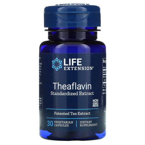 Theaflavin 350 мг (Экстракт Теафлавина) 30 вег капсул (Life Extension) срок 07/23