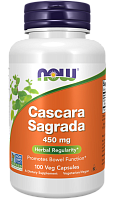 Cascara Sagrada 450 mg (Крушина Америкаская) 450 мг 100 вег капсул (Now Foods)