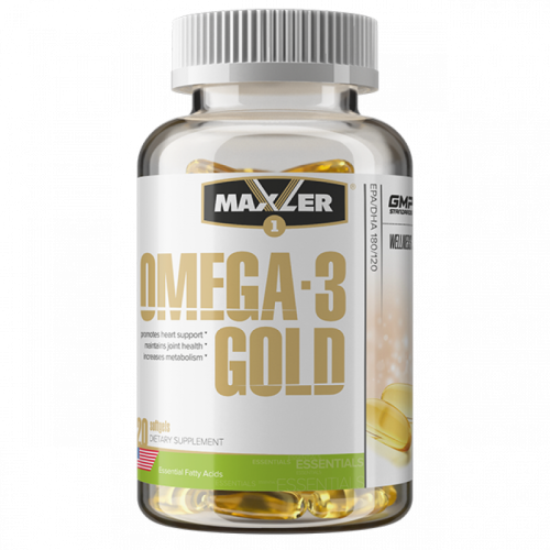 Omega-3 Gold 120 капсул (Maxler)