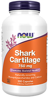 Shark Cartilage 750 мг (Акулий хрящь) 300 капсул (Now Foods)