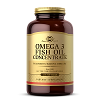 Omega-3 Fish Oil Concentrate 1000 мг  240 капсул (Solgar)