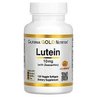 Lutein with Zeaxanthin (Лютеин и зеаксантин) 10 мг 120 капсул (California Gold Nutrition)