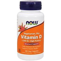 Vegetarian Dry Vitamin D 1000 IU (Витамин D-2 высокоактивный 25 мкг) 120 вег капсул