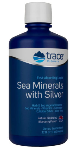 Sea Minerals with Silver (Морские минералы с серебром) 946 мл (Trace Minerals)