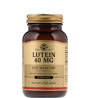Lutein 40 mg (Лютеин 40 мг) 30 гелевых капсул (Solgar)