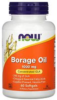 Borage Oil 1000 мг (Масло Огуречника) 60 мягких капсул (Now Foods)