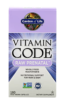 Garden of Life Vitamin Code RAW Prenatal (Витамины для беременных) 180 вег капсул