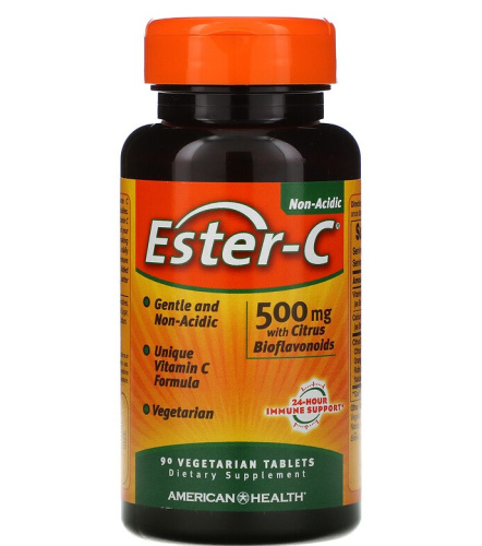 Vitamin C Ester-C with Citrus Bioflavonoids 500 мг 90 таблеток (American Health)