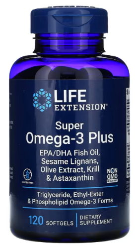 Super Omega-3 Plus 120 Softgels (Life Extension)