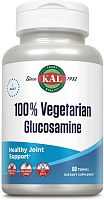 100% Vegetarian Glucosamine 1000 мг 60 таблеток (KAL)