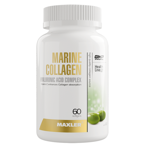 Marine Collagen + Hyaluronic Acid Complex 60 капсул (Maxler)
