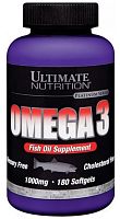 Omega-3 (Омега-3) 180 капсул (Ultimate Nutrition)