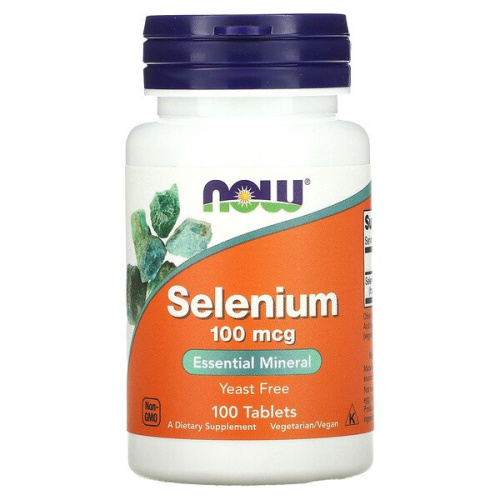 Selenium 100 мкг (Селен) 100 таблеток (Now Foods)