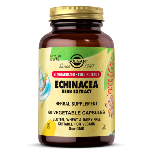 Echinacea (Экстракт Эхинацеи) 60 вегетарианских капсул (Solgar)