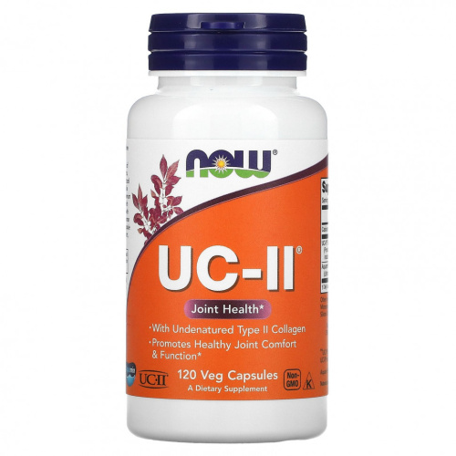 UC-II TYPE II COLLAGEN 40 мг 120 капсул (Now Foods)