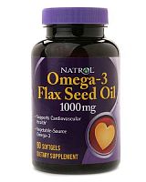 Flax Seed Oil Softgel 90 капсул (Natrol)