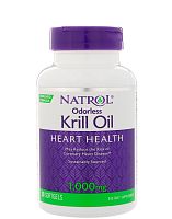Odorless Krill Oil (Без Запаха) 1000 mg - 30 капсул (до 08.19) (Natrol)
