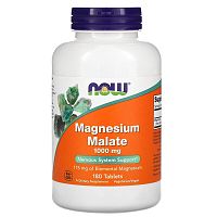 Magnesium Malate 1000 мг 180 таблеток (Now Foods)