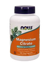 Magnesium Citrate (Цитрат магния) 120 капсул (NOW)