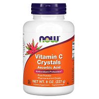 Vitamin C Crystals (Витамин C в кристаллах) 227 г (Now Foods)
