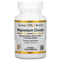 Magnesium Chelate (хелат магния) 90 таблеток (California Gold Nutrition)