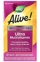 Alive! Women 50+ Ultra (ультрамультивитамины для женщин старше 50 лет) 60 таб (Nature's Way)