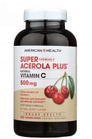 Super Acerola Plus (Супер Ацерола) 500 мг 100 пастилок (American Health)