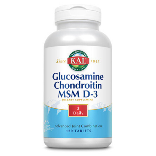 Glucosamine Chondroitin MSM D-3 120 таблеток (KAL)