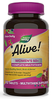Alive! Women’s 50+ Complete Multivitamin (витамины для женщин старше 50 лет) 110 табл (Nature's Way)